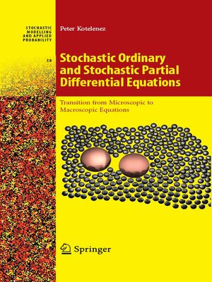 cover image of Stochastic Ordinary and Stochastic Partial Differential Equations